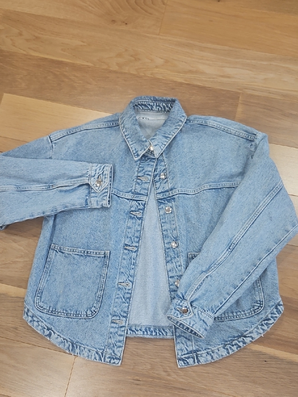 Zara Light Blue Denim Jacket